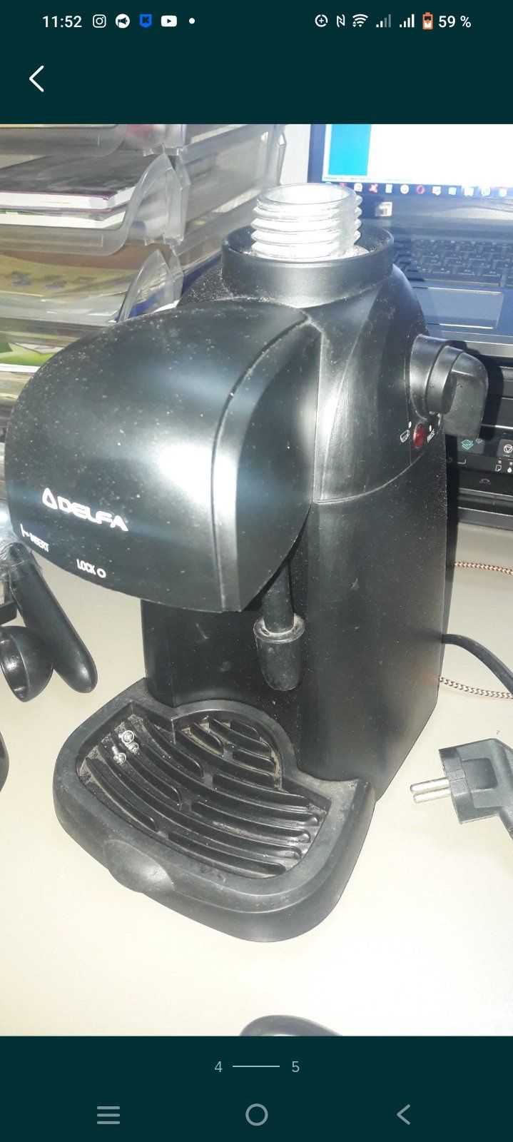 Кофеварка delfa dce-46