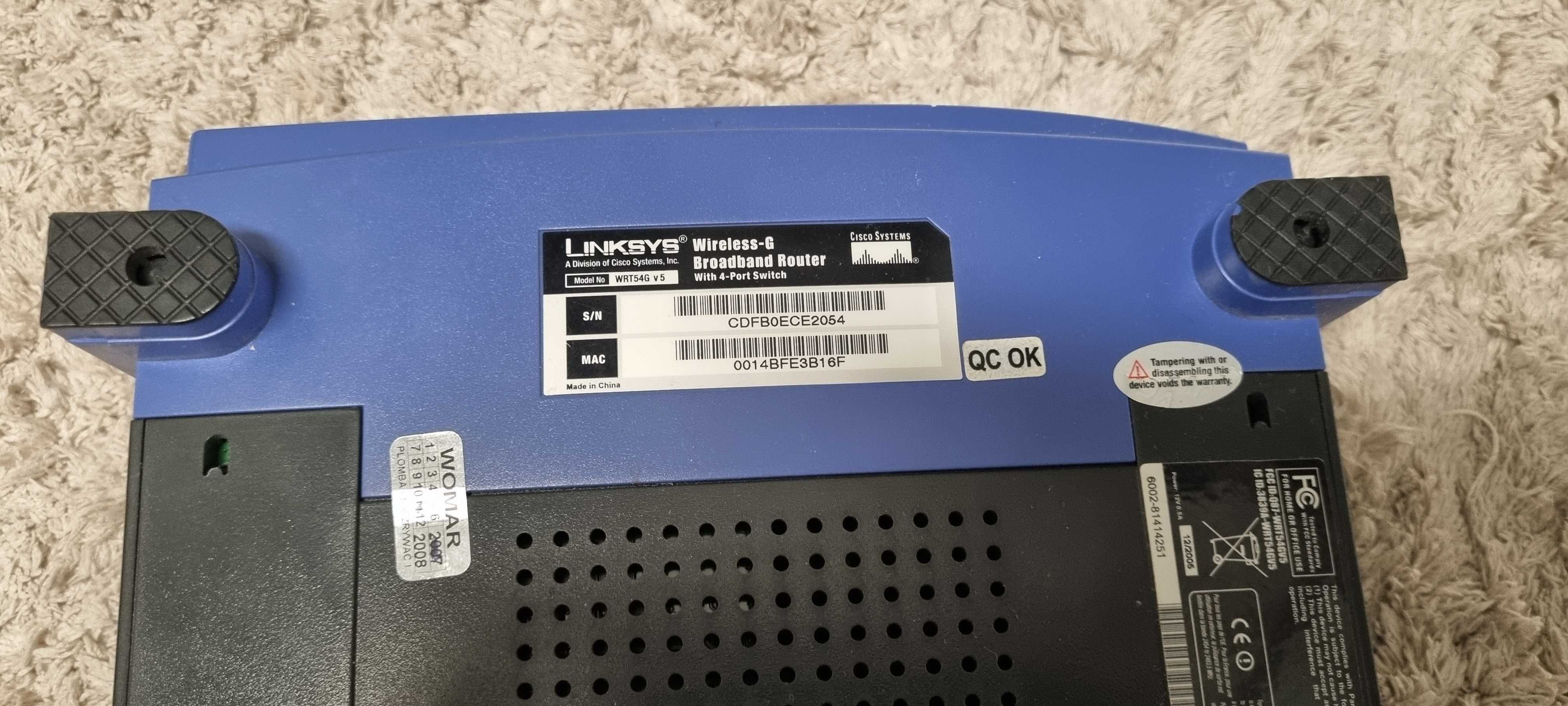 Router Cisco Linksys WRT54G