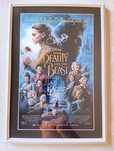 Moldura Filme Beauty and the Beast com Autógrafos (A4)