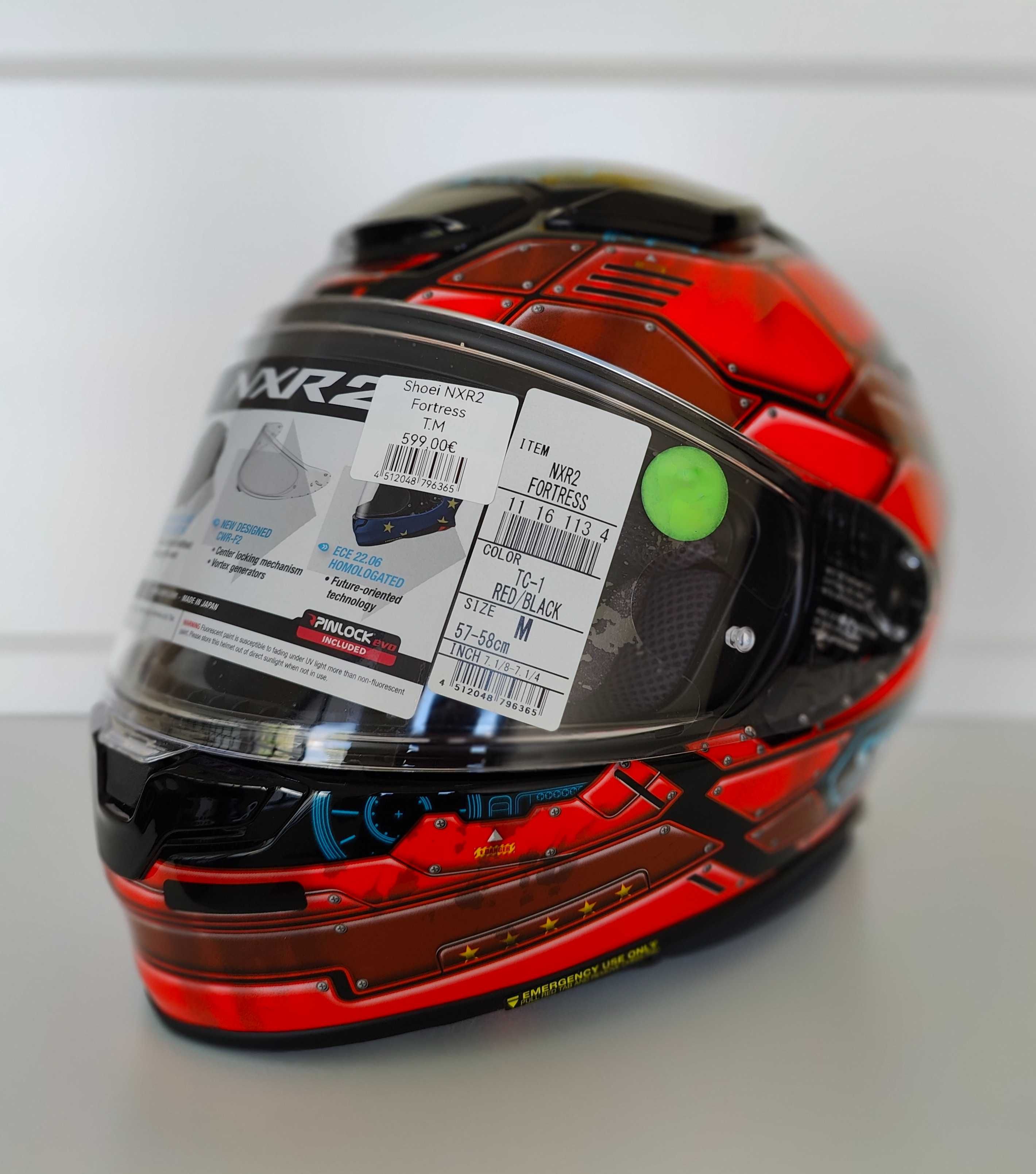 Capacetes Shoei NXR2 tamanho M