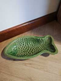 Naczynie do powieszenia ceramiczne ryba wisząca zielona