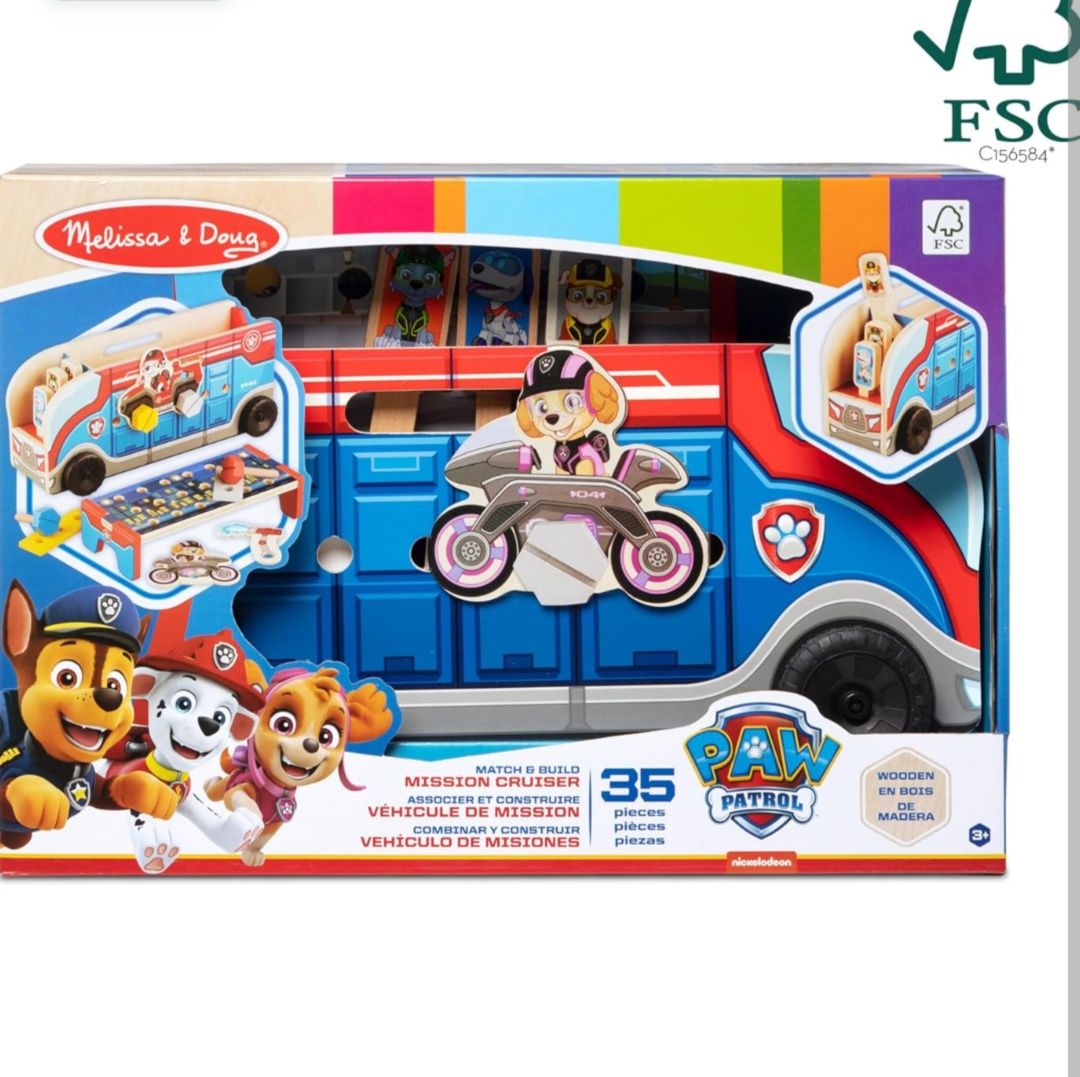 Конструктор мелісса Щенячий Патруль Melissa & Doug PAW Patrol деревян