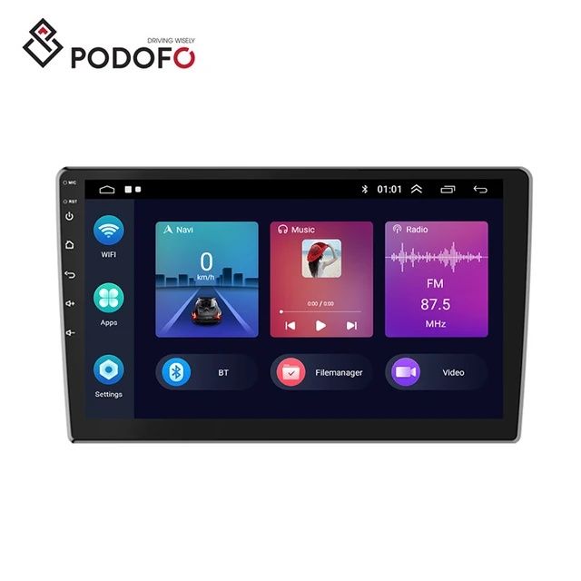 Rádio Android 13 com Carplay 10 polegadas 2/32GB Wi-Fi GPS  NOVO