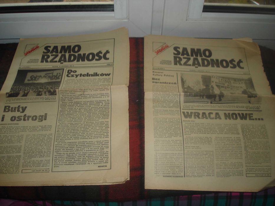 Samorządność tygodnik społeczno-polityczny Solidarności Stan Wojenny