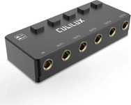 Cubilux Passive 6,35 mm 5-kierunkowy rozdzielacz audio Aux, konsola