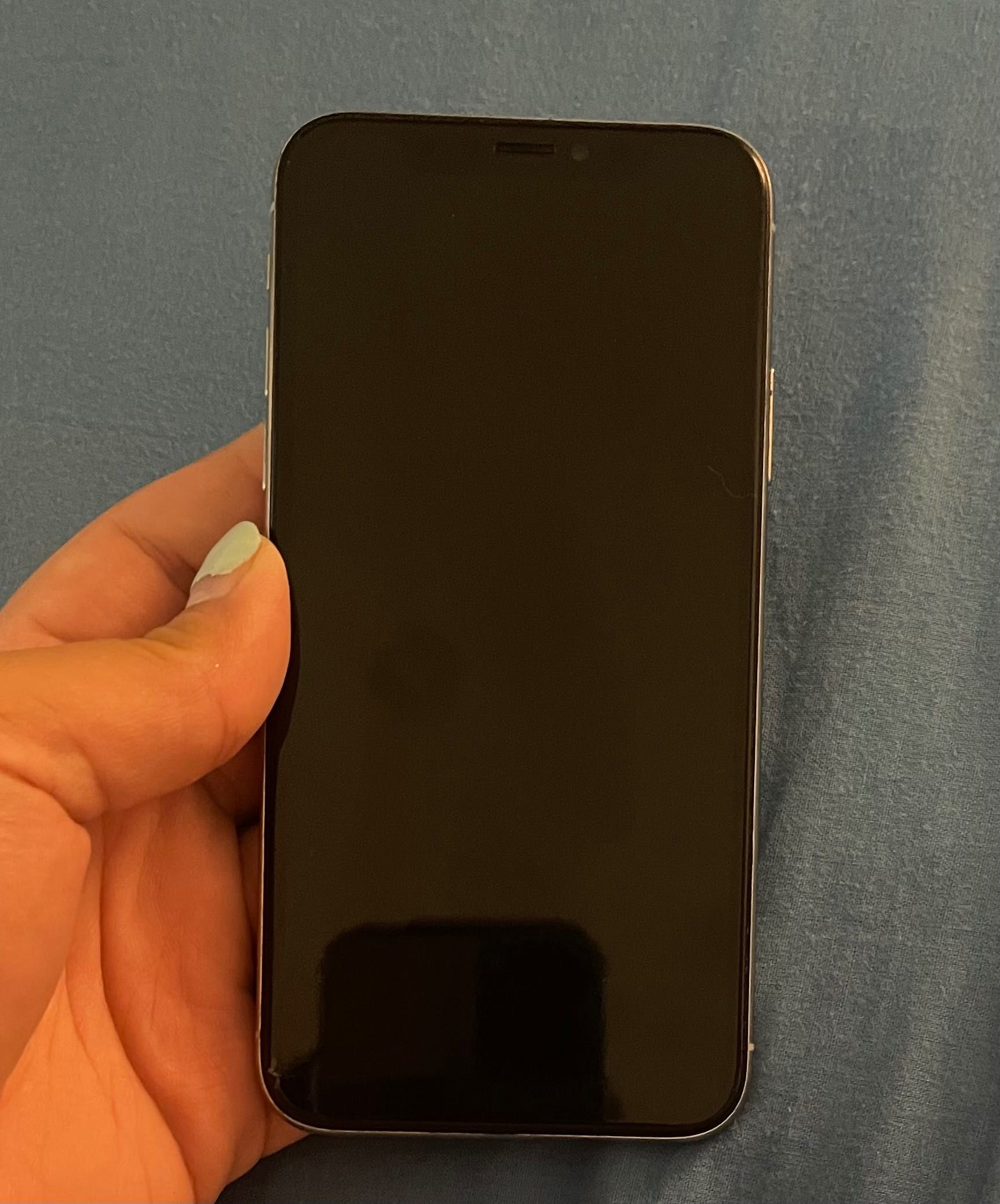 iPhone X prateado 256gb
