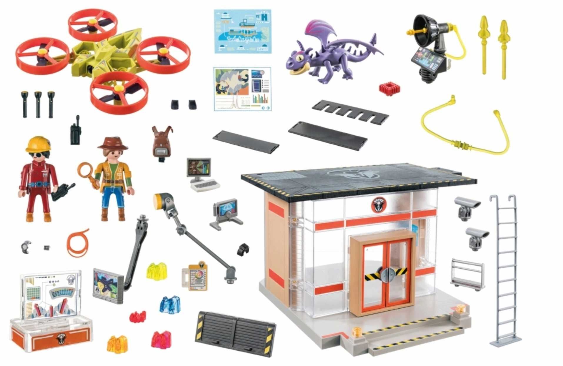 Klocki Playmobil 71084 Dragons Smoki Laboratorium Icaris dla dziecka