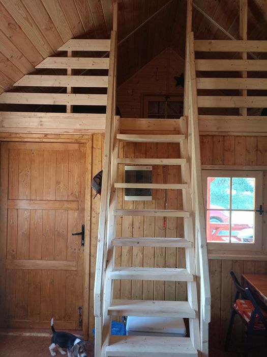 Działka rekreacyjna nad jeziorem z domkiem domek na Mazurach Mazury