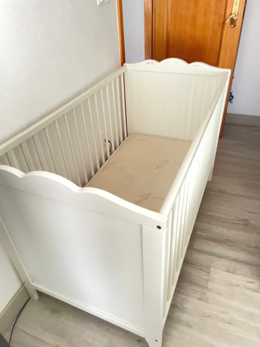 Berço IKEA SMÅGÖRA 60x120 cm – branco