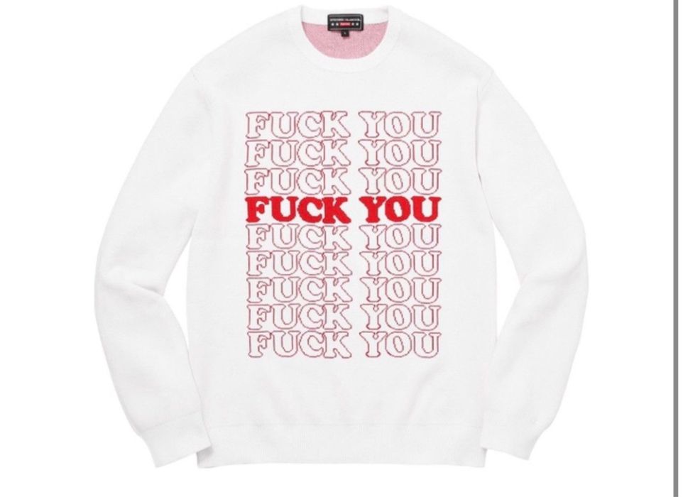 Supreme x Hysteric Glamour свитер суприм