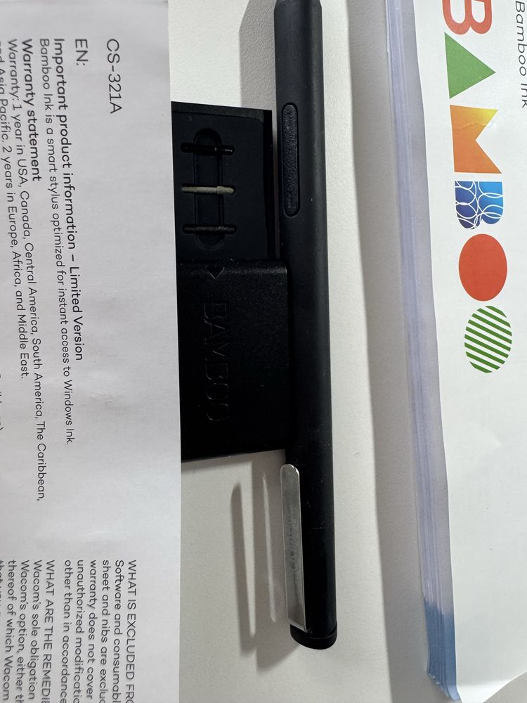 Inteligentne pióro rysik wacom bamboo ink CS-321A