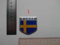 Шильдик эмблема SWEDEN, SAAB, Volvo металл