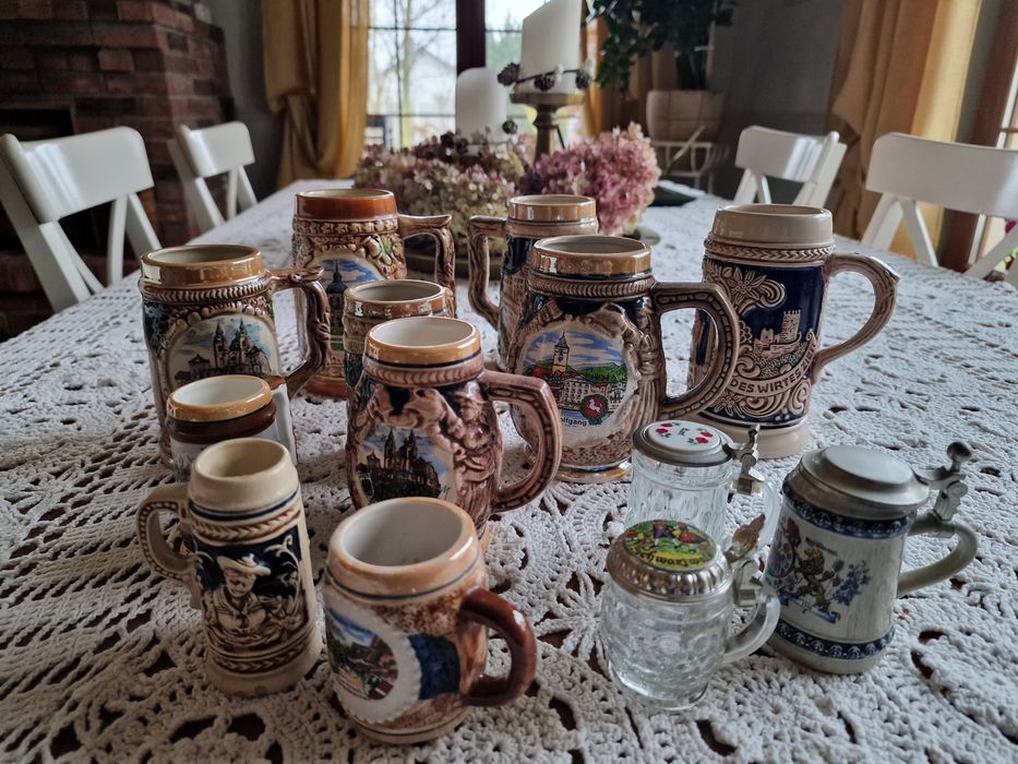 Kufle - stare 10 sztuk