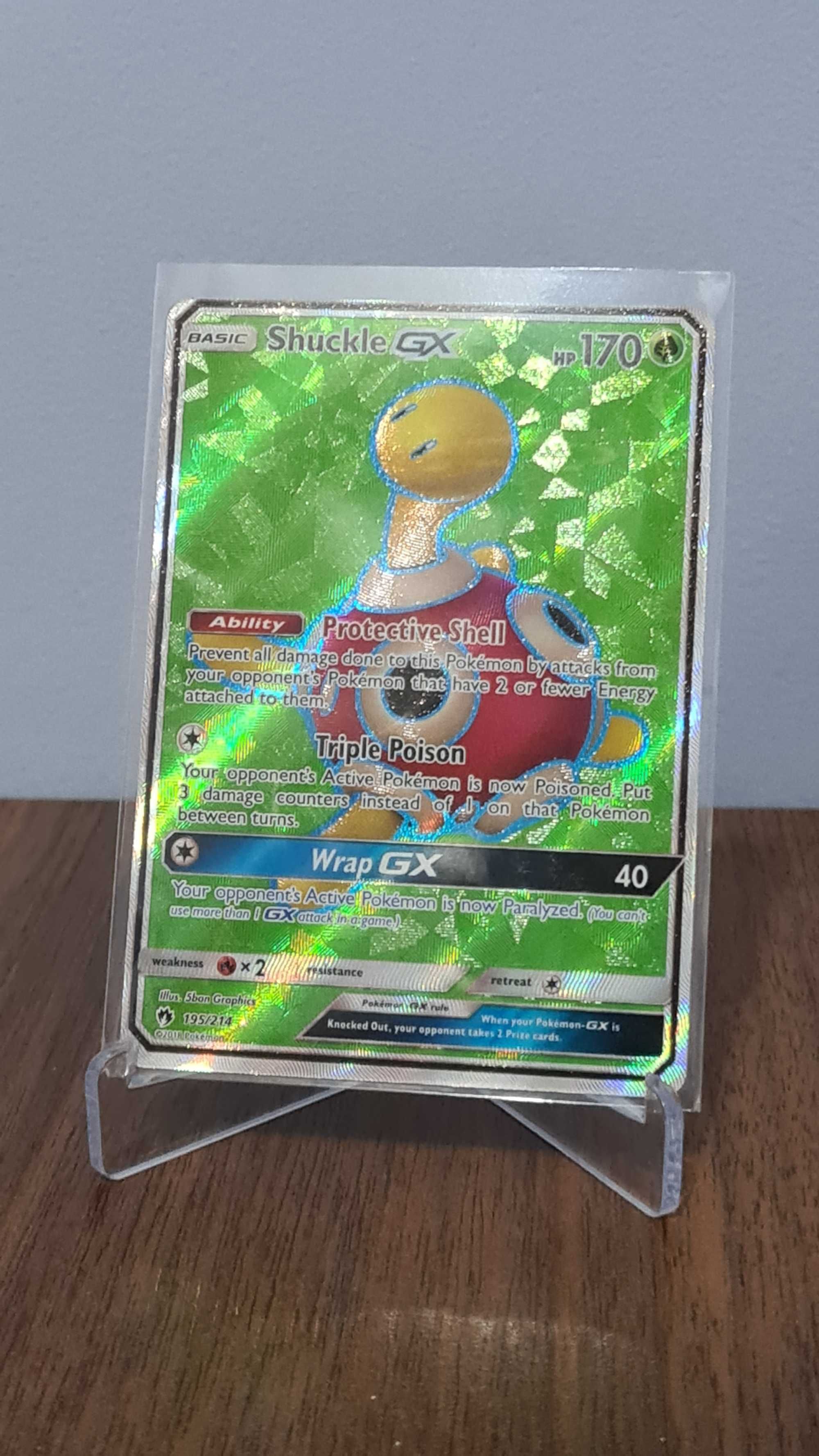 Karta Pokemon TCG: Shuckle GX (LOT 195)