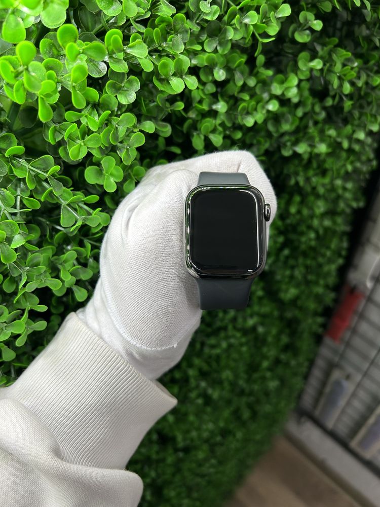 Apple watch 7 41 steel black sapphire Магазин Гарантія