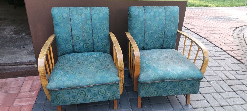 Fotel klubowy prl vintage