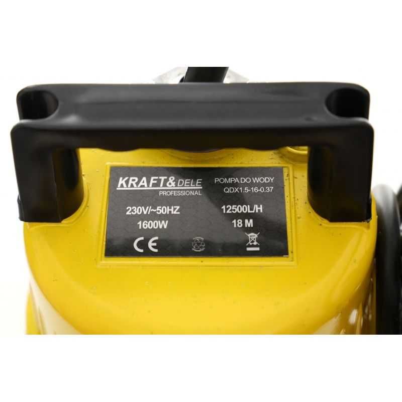 Zatapialna pompa do wody  1600W 1" KD758 NOWA