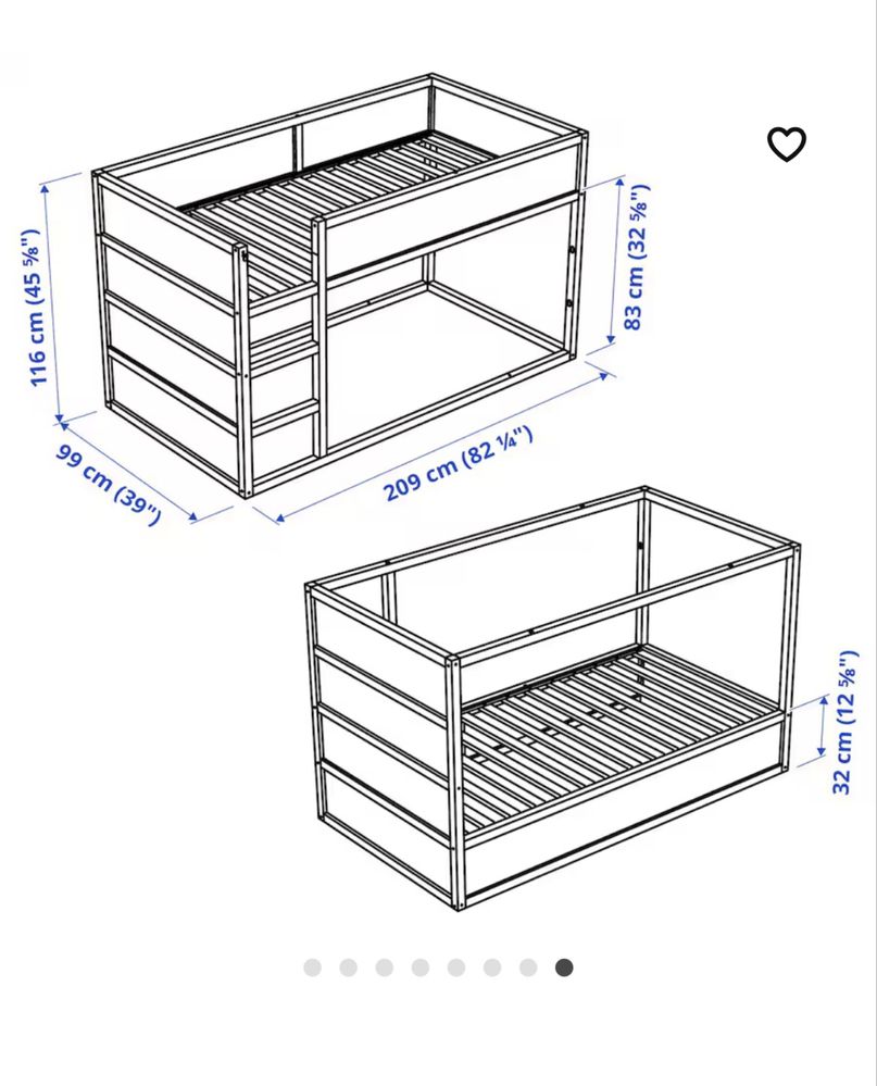 Cama criança com duas facetas