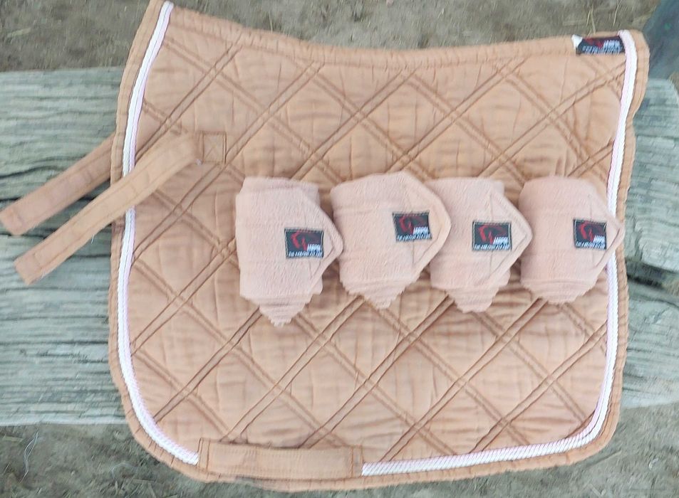 Czaprak + owijki polarowe