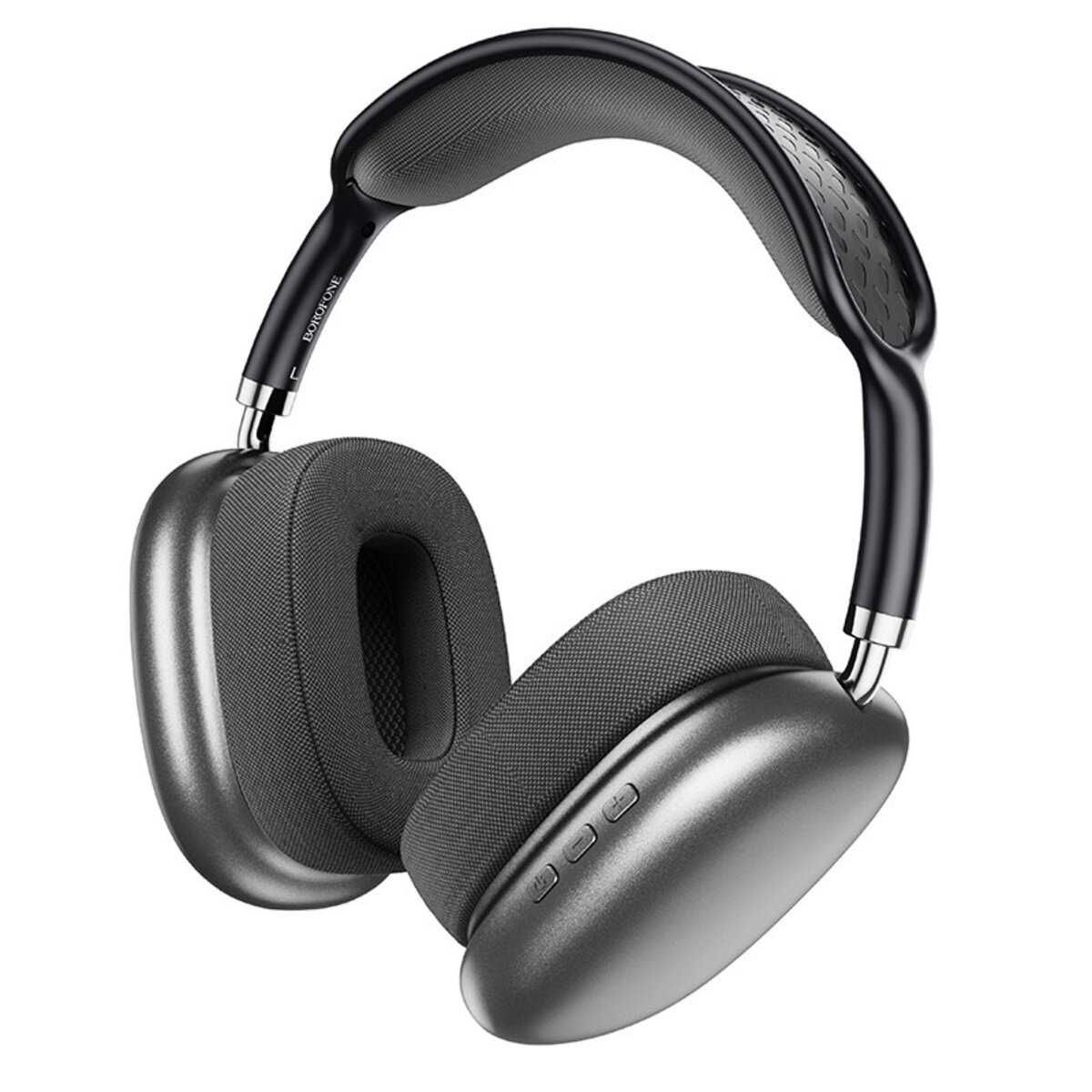 Бездротові навушники BOROFONE DBO06, Сірий , Чорний.