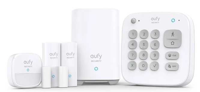 Kit de alarme de segurança - Eufy para casa com 5 componentes