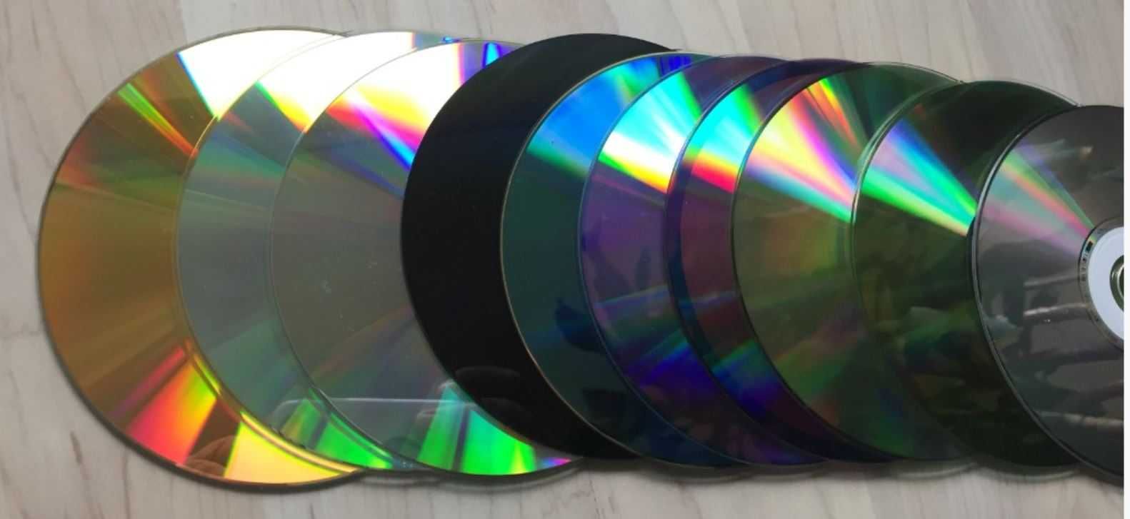 Płyty CD, DVD zużyte - 10szt, do prac plastycznych