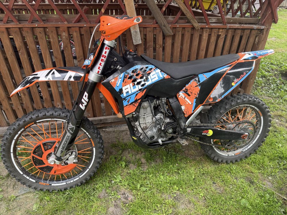 KTM SXF uszkodzony