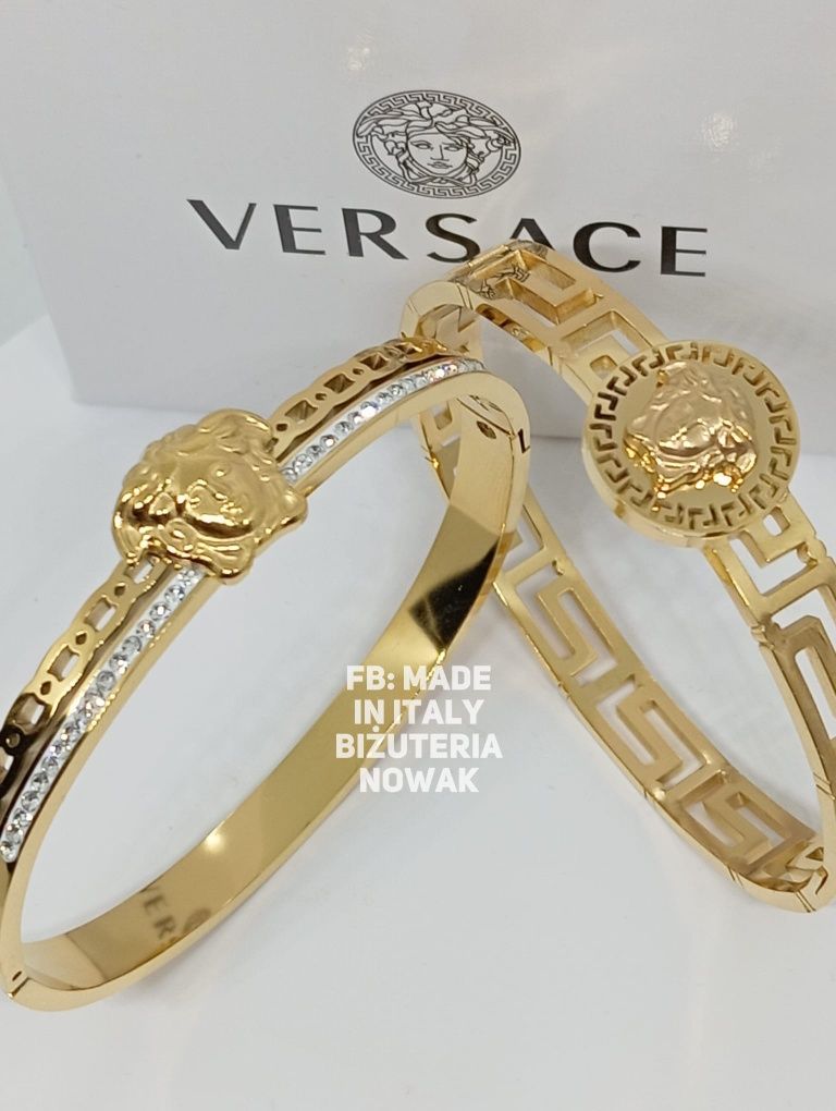 Bransoletka z głową meduzy na versace