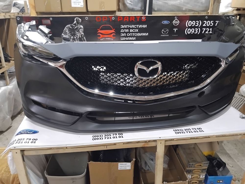Cx5 фары накладка mazda cx-5 KF фари бампер решітка 2017-2024
