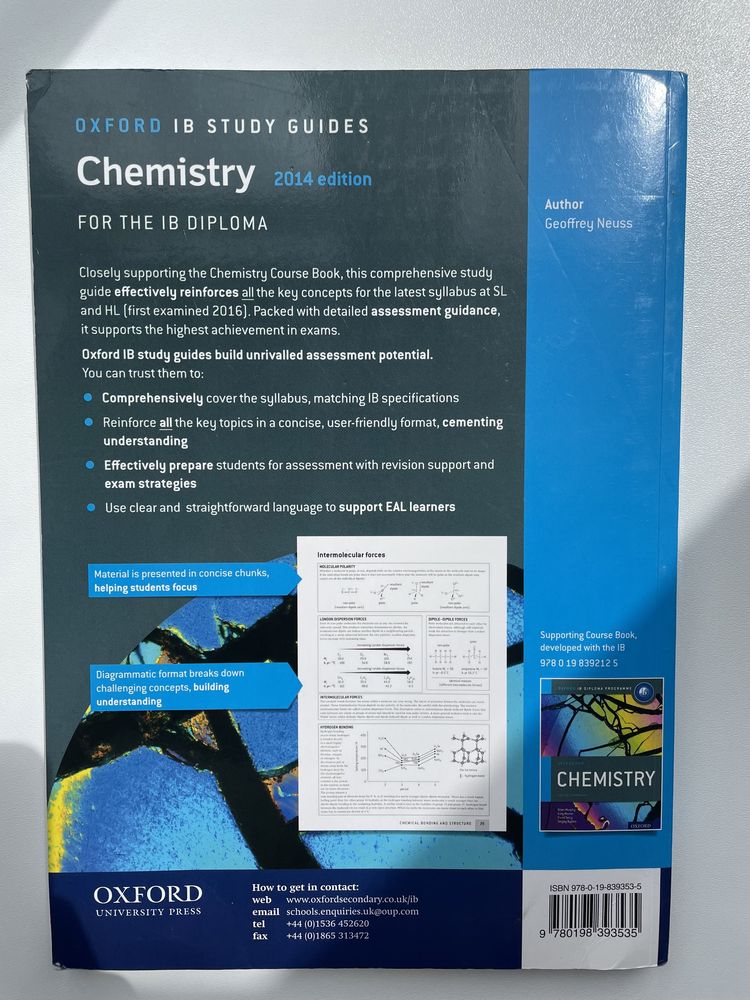 Chemistry IB study guide OXFORD