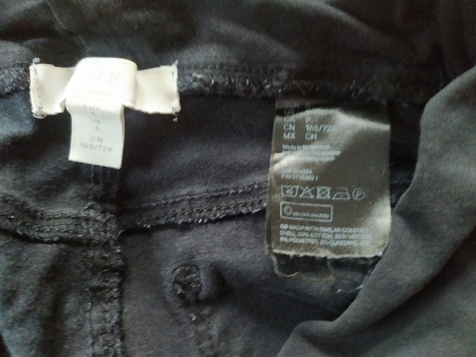 spodenki krotkie shorty bikers czarne S ciazowe H&M Mama