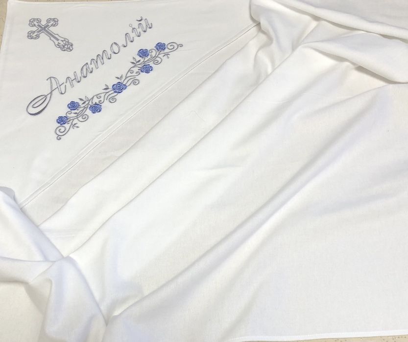 Тепленька крижма для хрещення , рушник для хрещення, для хрещених