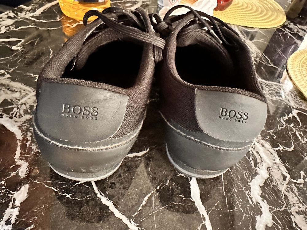 Skórzane buty Hugo Boss