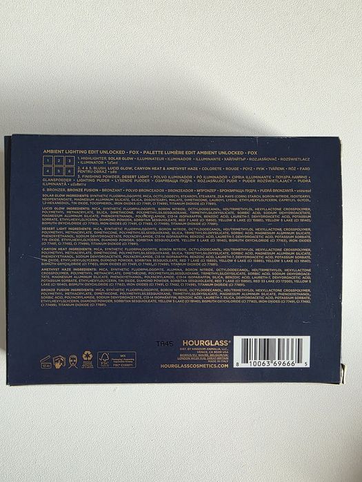 Hourglass paleta fox lis