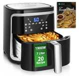 Frytkownica beztłuszczowa Aigostar 300010IBT 1900 W 7 l