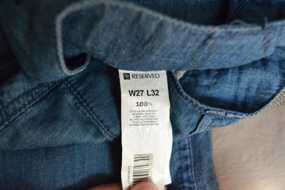 Nowe Baggy Jeans Reserved W27 L32 Boyfriend Boyfrend Dzwony Szerokie