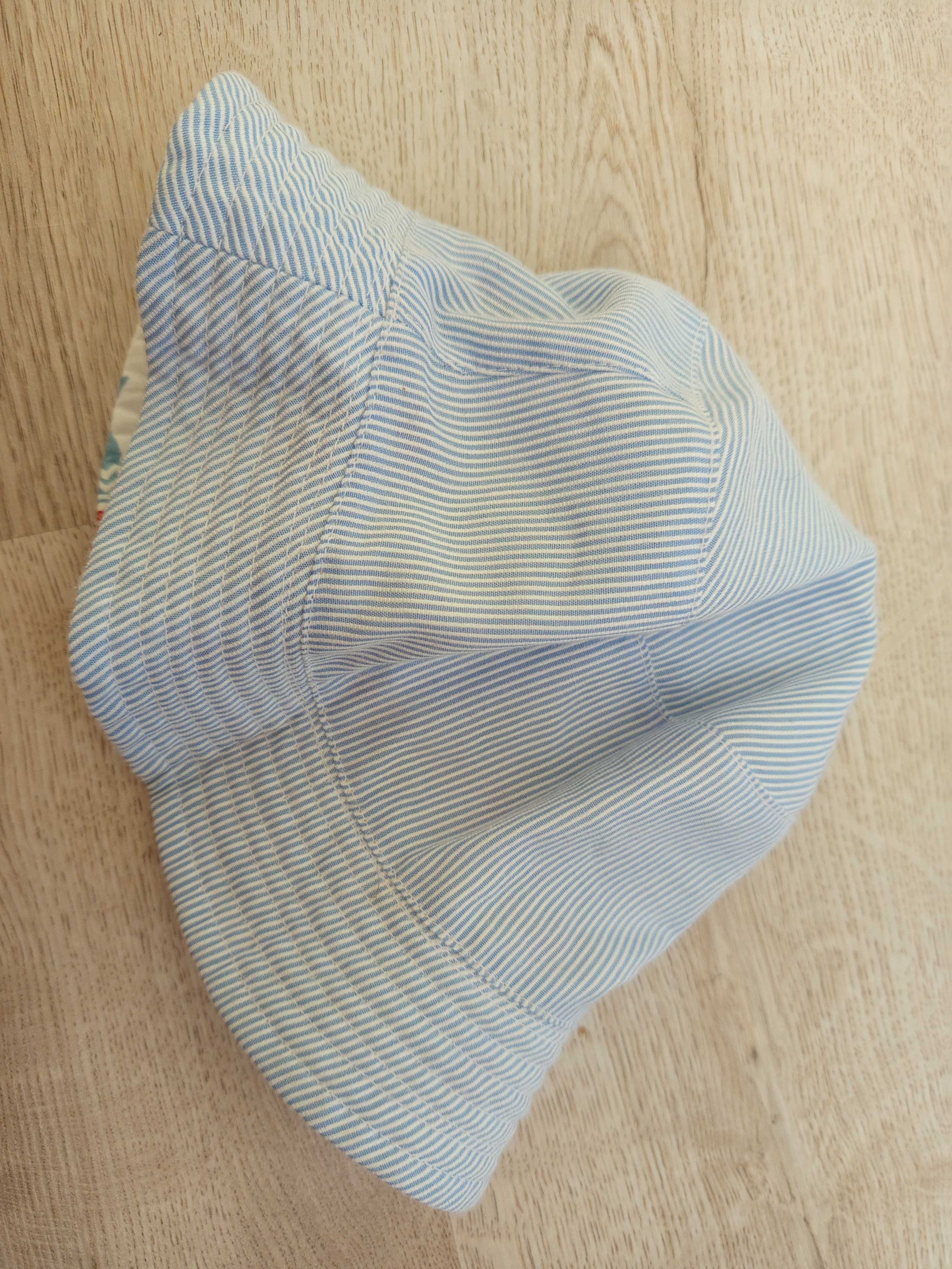 Dwustronny kapelusz dla chłopca r. 74