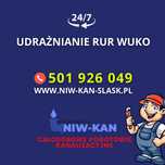 Udrażnianie rur Wuko CAŁODOBOWO