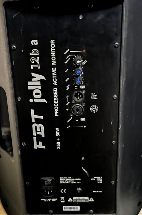 Colunas FBT Jolly 12 ba - ativas+suportes+cabos+caixas originais