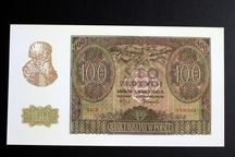 Banknot 100 zł 1940 rok Kopia