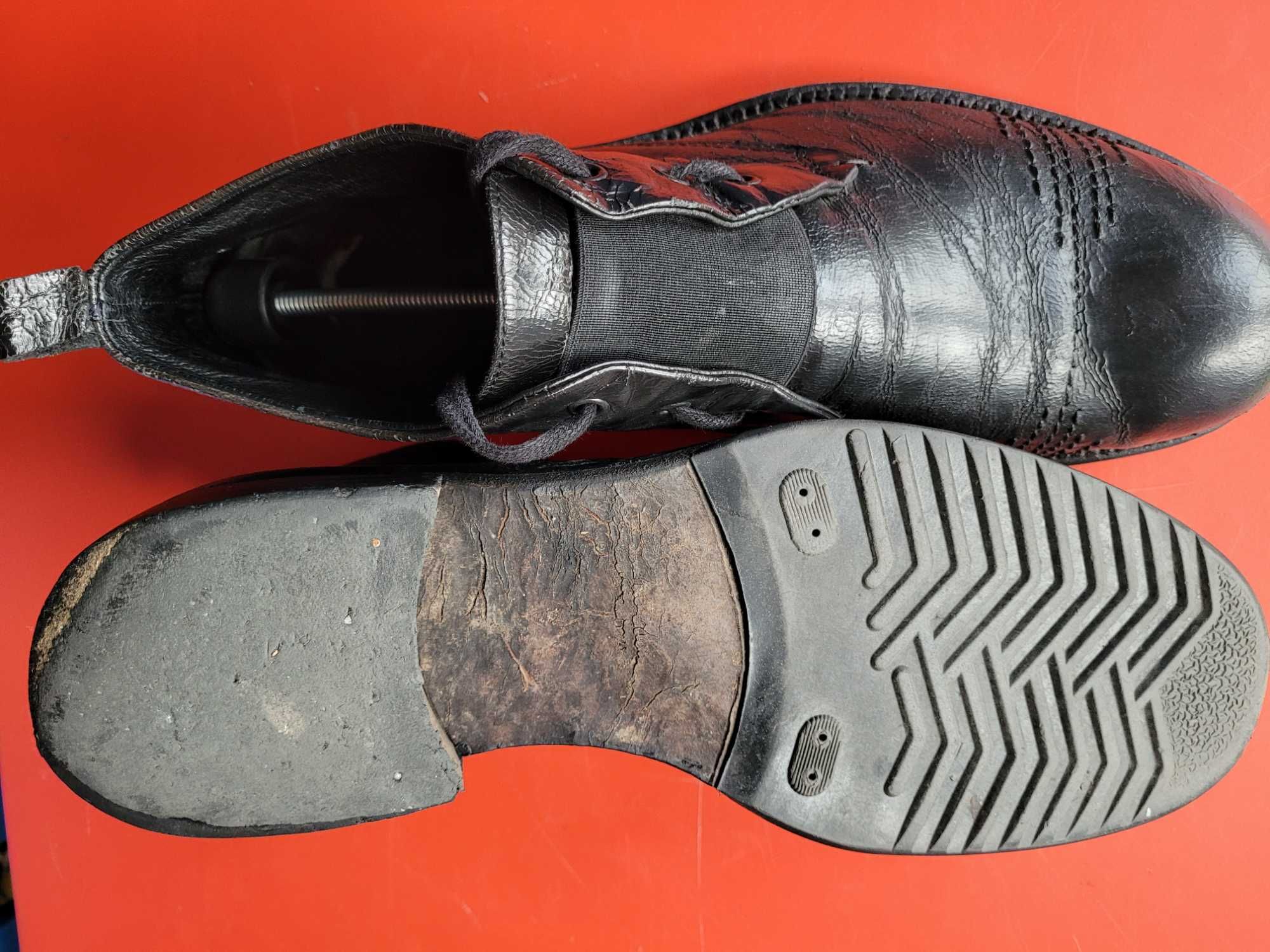 czarne buty skórzane Prima moda, rozmiar 44