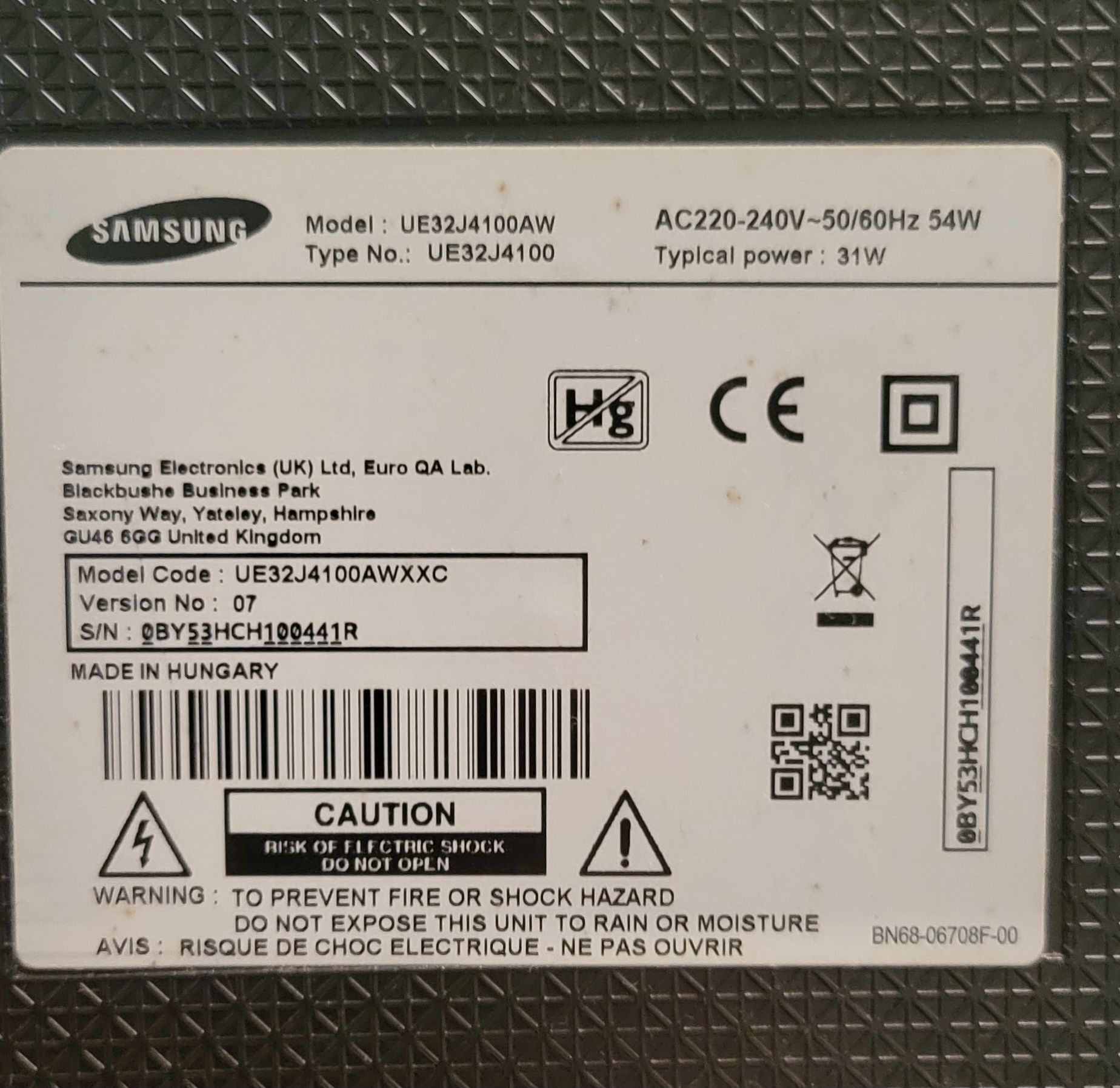 Tv Samsung 32 polegadas UE32J4100AW
