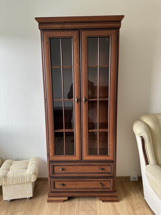 Meble witryny komoda brązowe na sztuki lub komplet