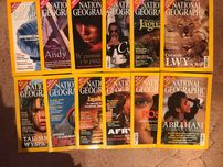 National Geographic - caly rocznik 2001, stan bardzo dobry
