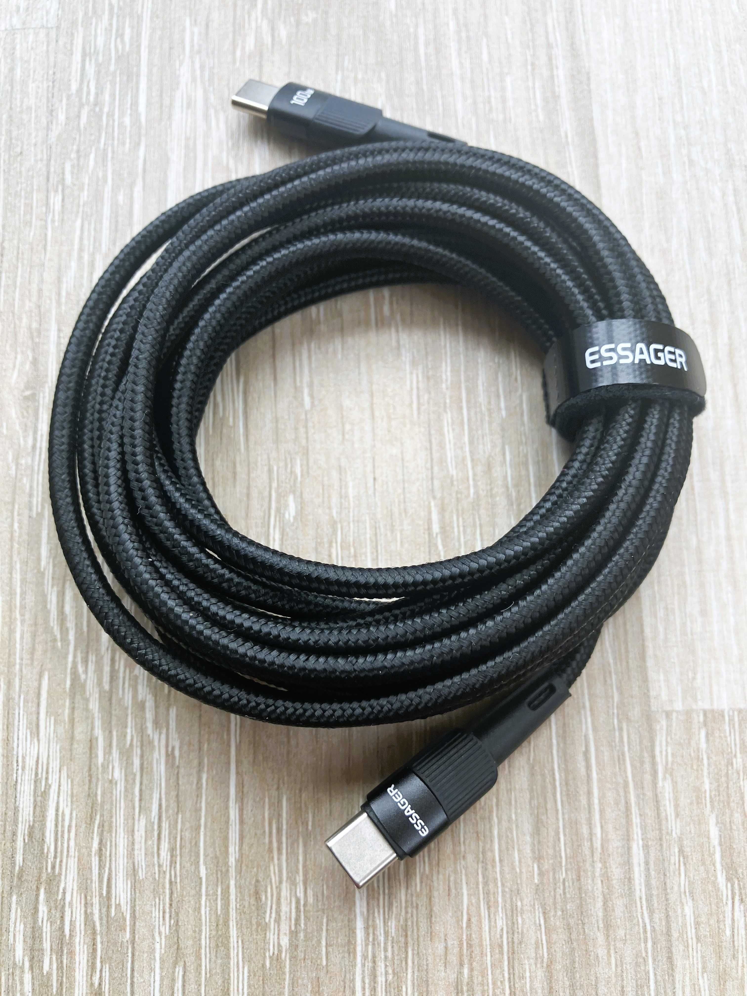 Kabel USB C 100W 3 metry ładowarka szybkie ładowanie oplot pancerny!