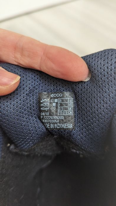 Чоботи зимові ecco gore-tex, 36