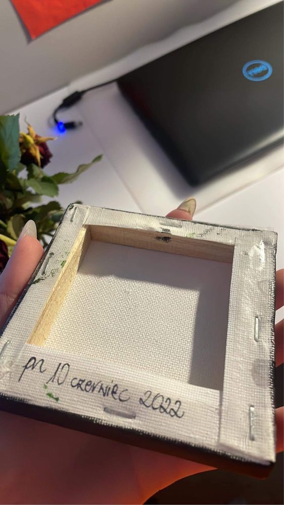 Mały obrazek, farby akeylowe, handmade