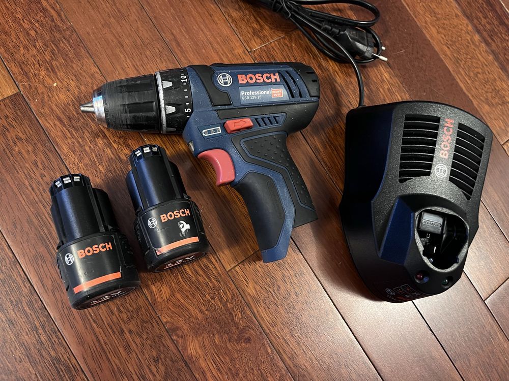 Wkretarka Bosch 12V GSR 12v15  Caly zestaw! Sulejówek