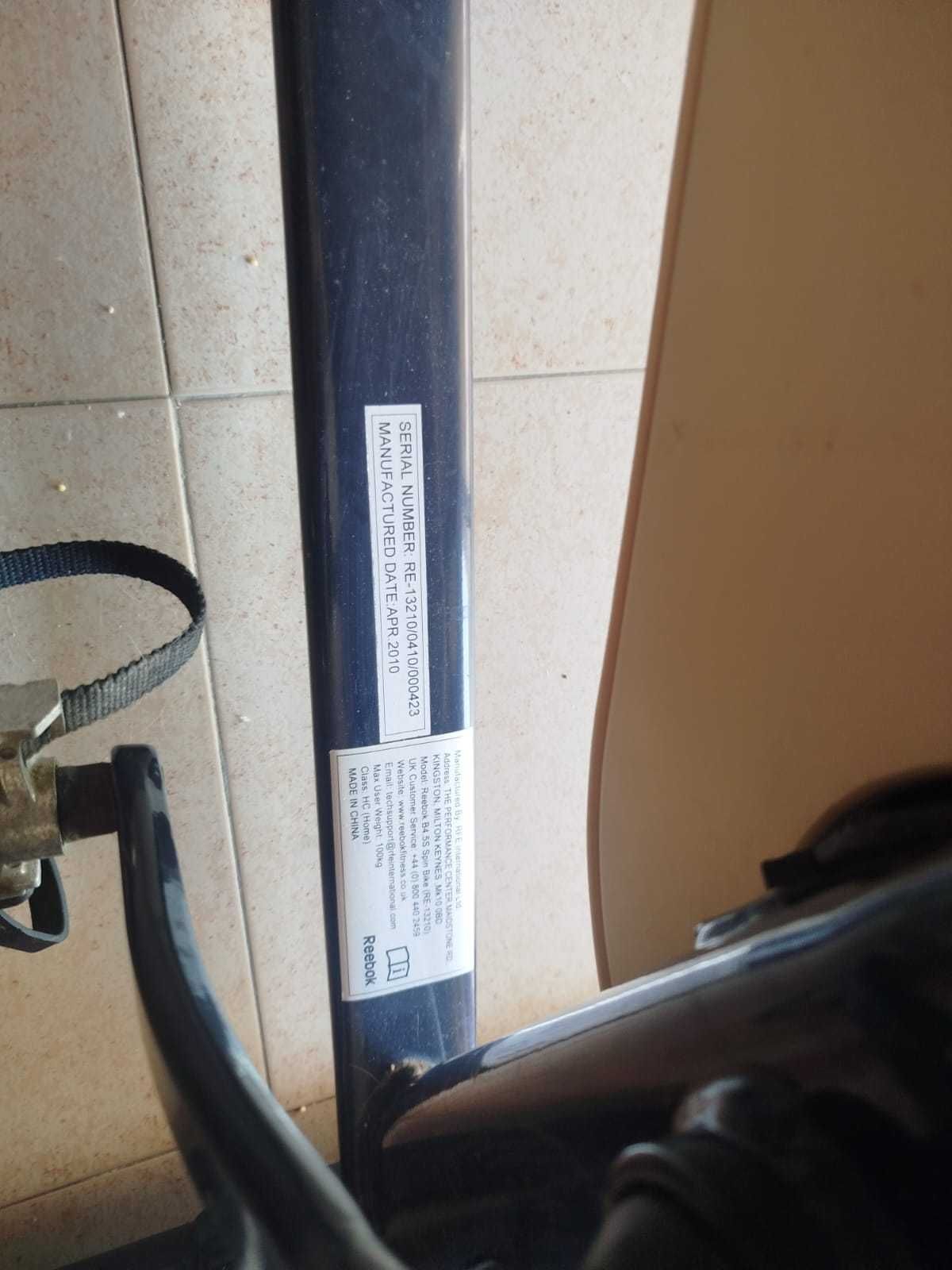 bicicleta reebok b4 5s spinnig