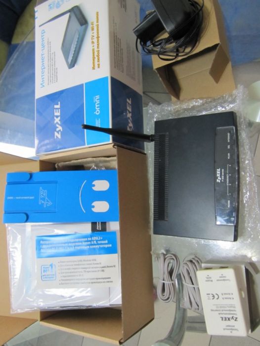 Модем Zyxsel. ADSL